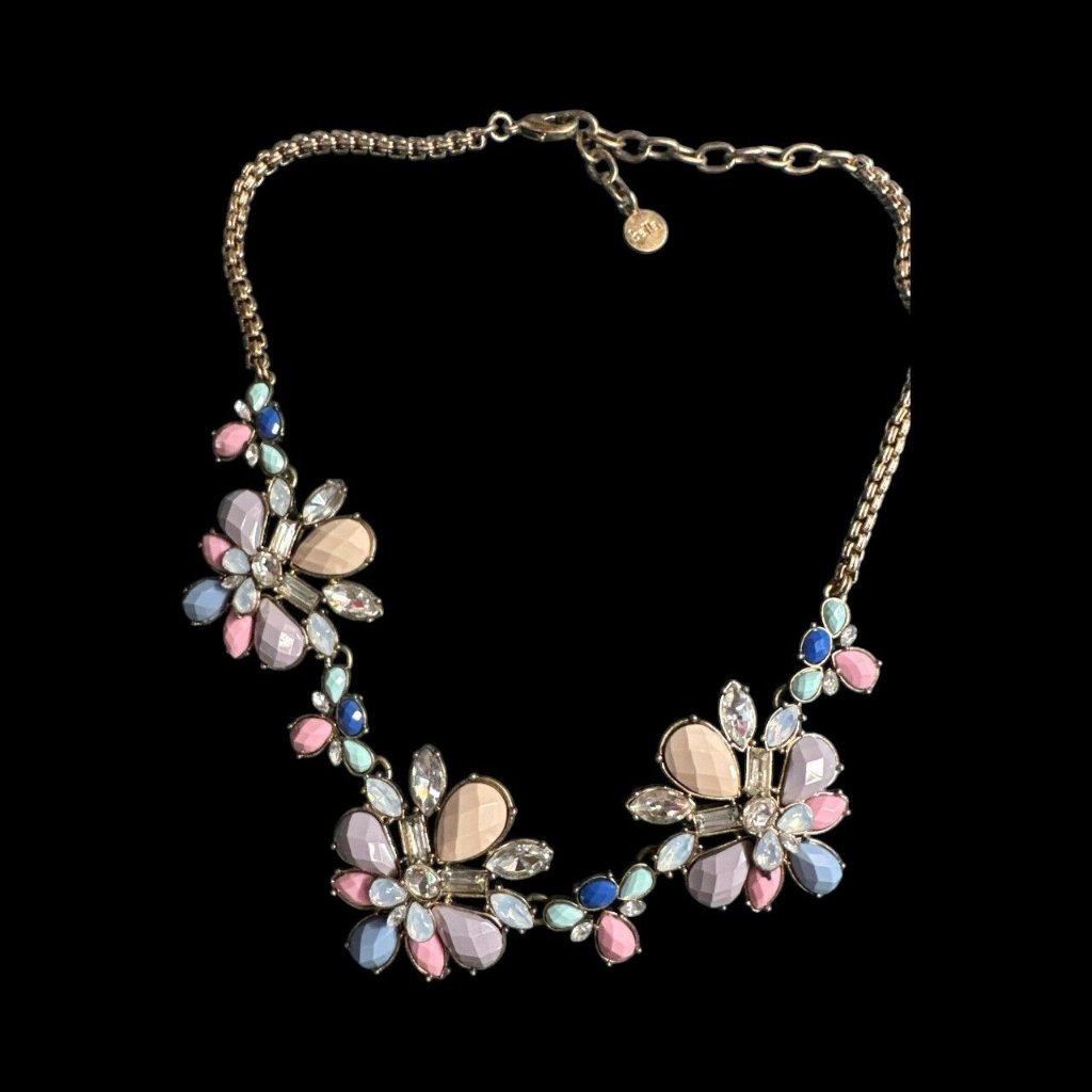 Bella Jack Pastel Floral Statement Necklace 21$